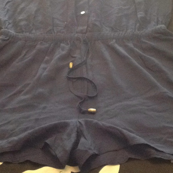 Forever 21 blue romper shorts - Picture 4 of 5